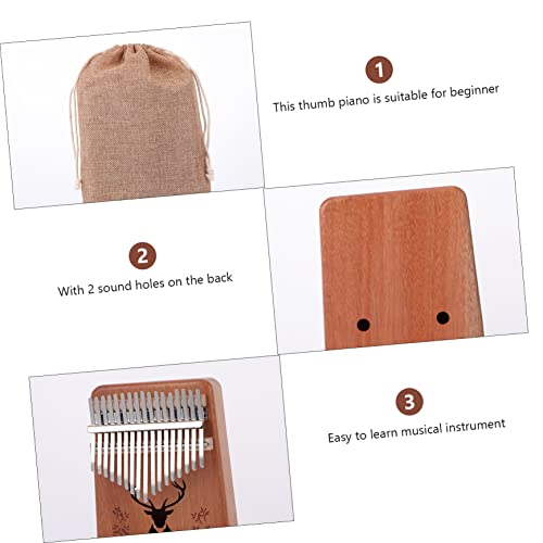 Vaguelly 17 Enfants Cadeaux Pouce Apprendre Marron Débutant Piano en Bois Bois Clair Cadeau De Musique Portable Adulte… - Les Beatles, Paul McCartney, John Lennon, RIngo Starr, George Harrison Vaguelly 17 Enfants Cadeaux Pouce Apprendre Marron Débutant Piano en Bois Bois Clair Cadeau De Musique Portable Adulte… – Image 4