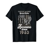 Photo Gallery 1963 bandiera americana aquila 62° compleanno patriottico maglietta Photo Gallery 1963 bandiera americana aquila 62° compleanno patriottico maglietta