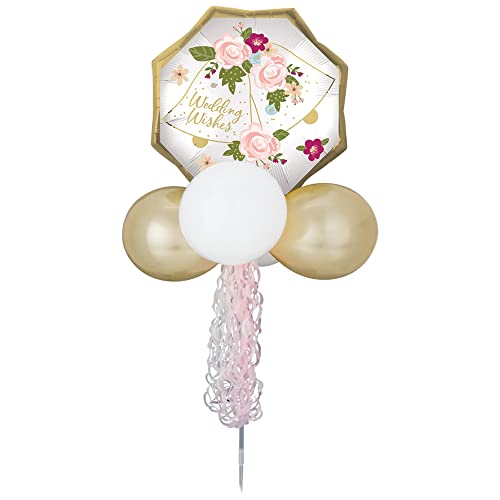 Balloon Yard Sign - 64" - Giant Multicolor Party Display - Perfect for Special Occasions, Themed Gatherings & Memorable Events (1 Kit), Wedding Bells