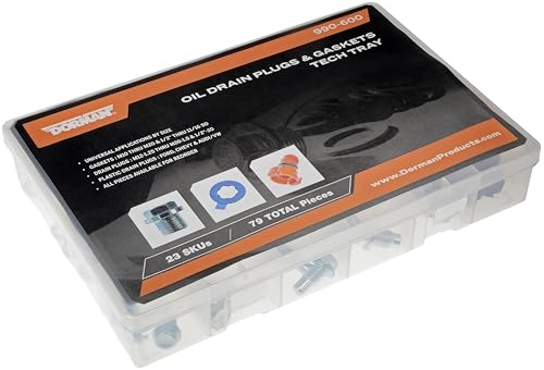 Drain Plug And Gaskets Tech Tray (23 Skus / 79 Pieces), Univ
