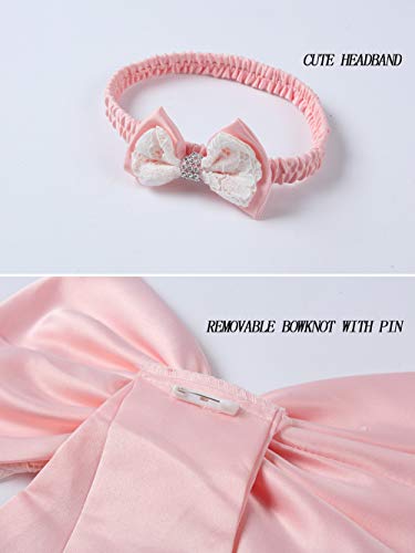 Vestido 3M-24M para bebês recém-nascidos, vestido de princesa de renda, vestido de aniversário, fant