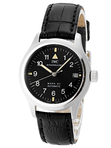 [アイダブリューシー] IWC 腕時計 パイロットウォッチ マーク12 IW324101 SS/レザー ブラック [中古品] [並行輸入品]
