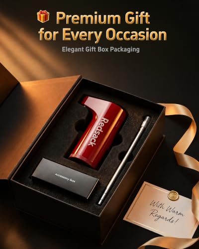 Image of 5 in 1 Wine Aerator Whiskey Dispenser,Liquor Decanter, Alcohol Pourer-Red | Ideal Gift for Holidays & Birthdays | 1-Second Aeration | Easy Tap-to-Pour | 1-999ml Precision | USB-C Rechargeable |Smart