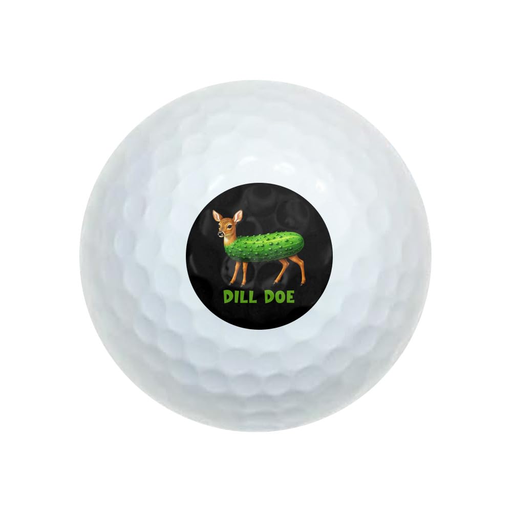 GRAPHICS & MORE Deer Dill Doe Novelty Golf Balls 3 Pack
