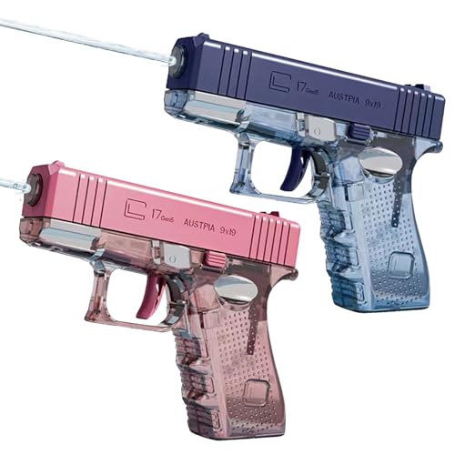 BelleVive 2er-Pack Wasserpistolen für Kinder, Wasserpistolen-Spielzeug, Wasserblaster, Soaker, Wasserpistolen-Spielzeug,...