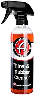 Adam's Tire & Rubber Cleaner - Removes Discoloration from Tires Quickly - Works