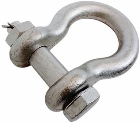 Marine 7/8" Bolt Pin Anchor Shackle 8,000 Lbs WLL Drop Forged Stainless Steel T316