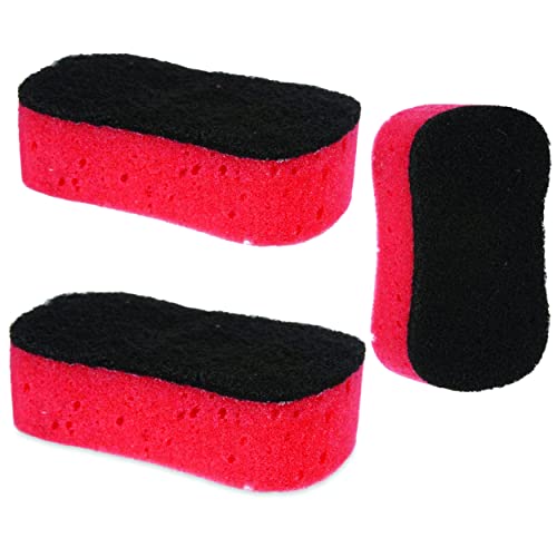 PARENCE - Juego de 2 esponjas de Limpieza Especiales para Barbacoa y Horno - Esponjas para Barbacoa y Horno - Juego de 2 esponjas de Limpieza - Accesorios para Barbacoa - Accesorios para Horno