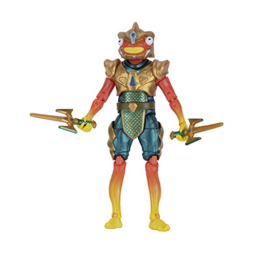 Fortnite Legendary Series Atlantean Fishstick, 6-Inch Figure With Harvesting Tools, Weapon, Back Bling, Interchangeable Faces. Other Styles Include Blackheart, Scuba Jonesy, Scratch, And More #TOP5