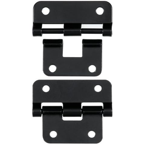 Reliable Hardware Company RH-1225BK-2-A hange Set Hinge, Black, 2 Count Cover