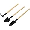 Gardening Hand Tools - Hand Shovel Small Shovel 6 Planting Tools Small Garden rake Small and Lightweight Indoor Garden Planting Mini Gardening Tools