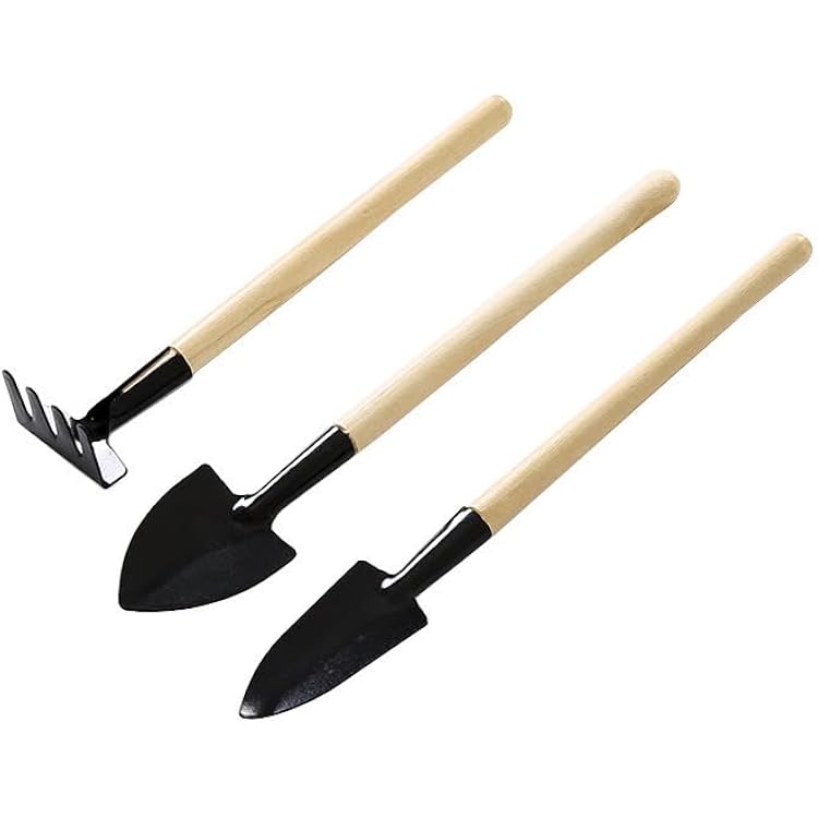 Gardening Hand Tools - Hand Shovel Small Shovel 6 Planting Tools Small Garden rake Small and Lightweight Indoor Garden Planting Mini Gardening Tools