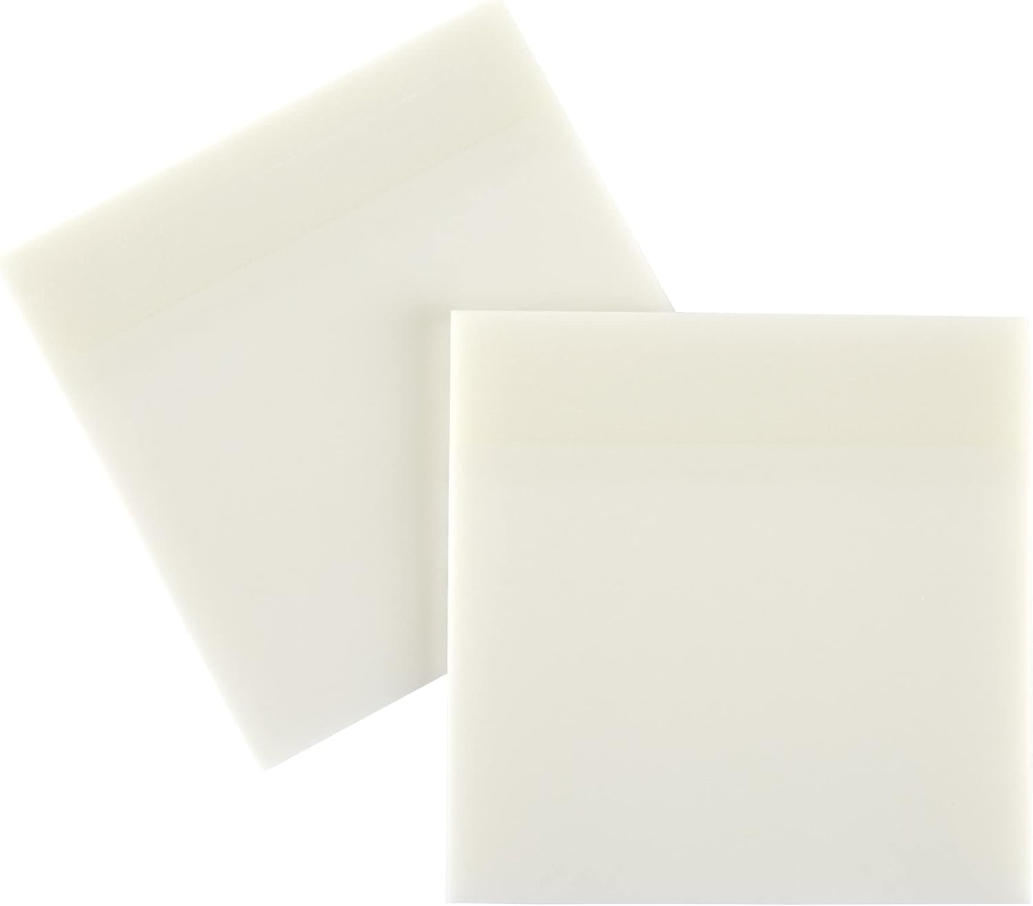 Office Depot® Brand Translucent Sticky Notes, with Storage Tray, 3" x 3", Clear, 50 Notes Per Pad, Pack of 12 Pads