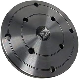 4" HD Steel Wood Lathe Face Plate, 3/4" x 16tpi Threaded