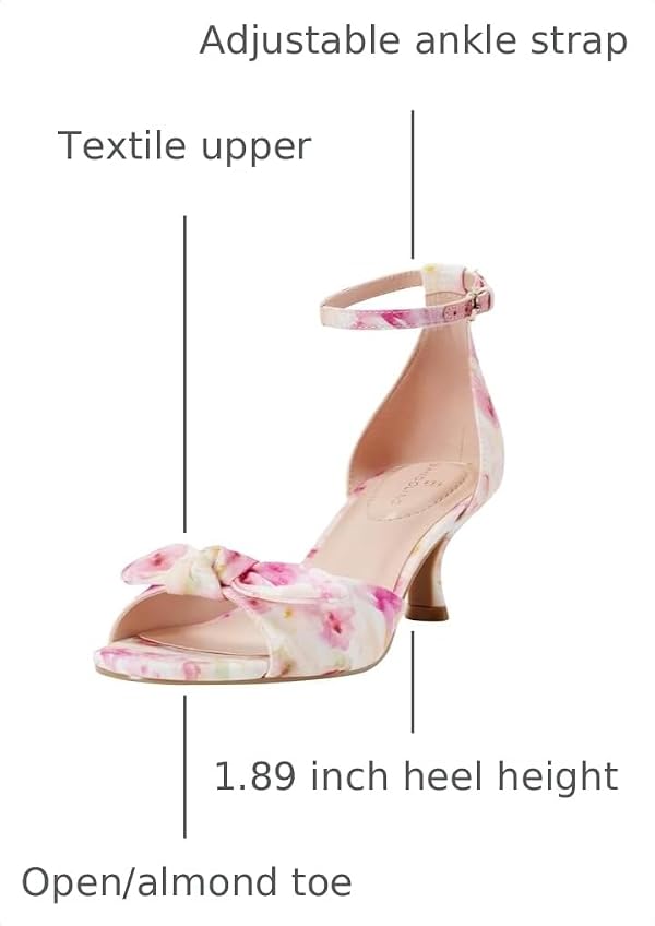 Bandolino Women's Andora, Pink Blushing Floral Multi, 9.5 Medium by Bandolino - Used condition - Image 3