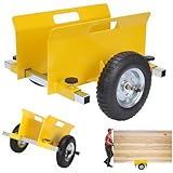YAGEANNL Heavy Duty Panel Dolly Yellow Cart 660LBS Capacity Door Dollies with 8