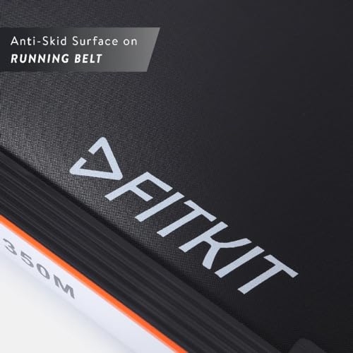 Image of Fitkit By Cult.Sport Ft350M 5.5Hp Peak Treadmill(Max Weight: 120Kg,Auto Incline,Max Speed 16Km /Hr&Massager)With Free Home Installation,Free Diet Plan,Trainer Led Sessions&1 Year Warranty,Black
