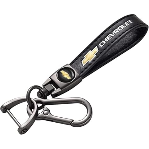 BFIVEANTE Leather Car Keychain for Chevrolet Cover