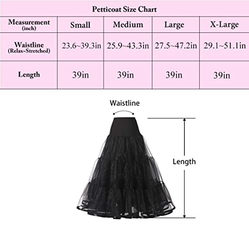Wowbridal Women'S Ankle Length Petticoats Wedding Slips Plus Size Small thumb #1