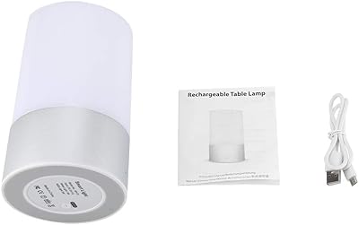 FTVOGUE Smart Bedside Lamp Nachtlicht, dimmbar, Tischlampe, Farbwechsel