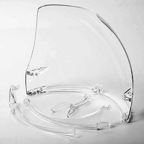 Miniatura 7 de Pozlle Reutilizables Pantalla Facial Transparente Y Antivaho De Seguridad Pantalla Facial Protectora Para Hombres Y Mujeres Para Proteger Los Ojos Y La Cara Prueba De Viento 2pcs