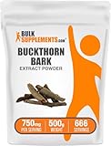 BulkSupplements.com Buckthorn Bark Extract Powder - Buckthorn Bark Powder, Herbal Supplement - Vegan & Gluten Free, 750mg per Serving, 500g (1.1 lbs) (Pack of 1)