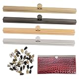 KINCHYGO, 4 Pack Purse Clasp Flip Lock Wallet Frame Replacement for DIY Coin Bag 7.48in