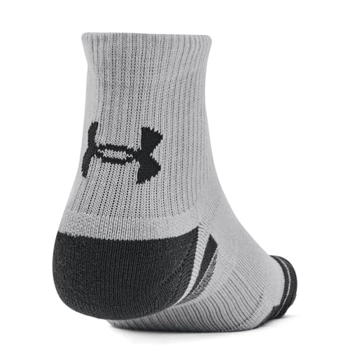 Under Armour Unisex UA Performance Tech 3pk Qtr Socks - Image 3