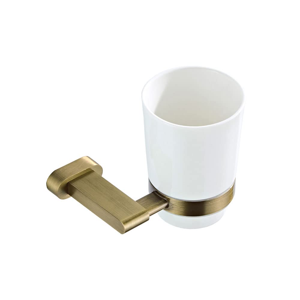 1 Soporte for cepillos de Dientes Pared con Vaso cerámica
