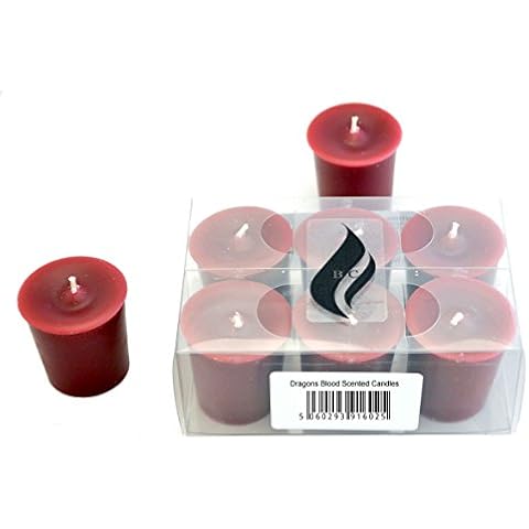 Dragons Blood Scented Votive Candles (Pack of 6) Cover