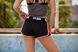 KIRALOVE Szorty damskie - szorty - sport - morze - plaża - dziewczynki - czarne i fluorescencyjny pomarańczowy kolor - fitness - sport
