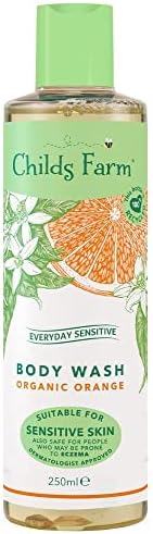 Childs Farm | Family Everyday Sensitive Body Wash 250ml | Organic Orange | for Sensitive Skin | 250ml