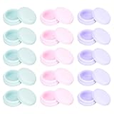 COLLBATH Estuche para Crema Macaron 30 Unidades 10ml Plástico Color Pastel Envases para Cosméticos Frascos Vacíos Portátiles para Lociones Ungüentos y Cuidado Facial Viaje Gimnasio