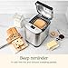 Cuisinart Bread Maker Machine, Compact and Automatic, Customizable Settings, Up to 2lb Loaves, CBK-110NAS