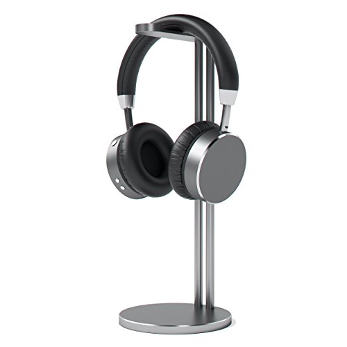 Satechi Aluminum Slim Headphone Headset Stand - Universal Fit - Compatible with Bose, Sony, Beats, JBL, Panasonic, AKG, Audio-Technica, Sennheiser, Shure and More (Space Gray)
