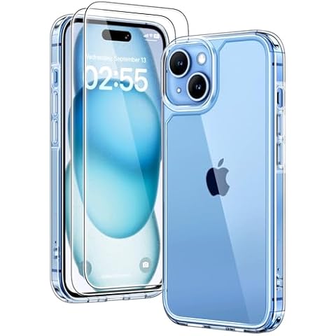 TAURI iPhone 15 Plus Clear Case Cover