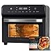Produktbild HYSapientia® 24L Heißluftfritteuse XXL mit LED-Touchscreen8 Programme mini backofen mit umluft, heißluftofen1800W heissluftfritteuse air fryer oven,Rezeptbuch auf Deutsch,Edelstahl-Innenraum