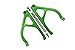 GPM for Traxxas 1/16 Mini E-Revo, Mini Summit Upgrade Parts Aluminum Rear Upper Arm - 1Pr Set Green