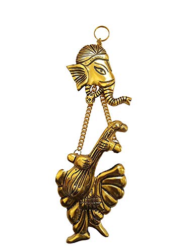 Kridaykraft Metal Ganesha Ji Statueganpati Wall Hanging Sculpture Lord Ganesh Idol Lucky Feng Shui Wall Decor Your He Officereligious Gift Article Decorativeshowpiece Figurines. #TOP2