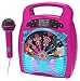 Price comparison product image eKids TR-553 Trolls World Tour Karaoke Machine with Bluetooth, LED Lightshow, USB Port, Memory Storage, Pink