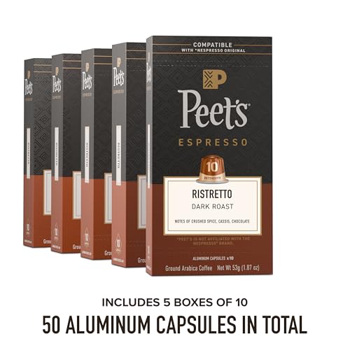 Peet's Coffee Espresso Capsules, Dark Roast, Ristretto, 50 Count - image 3
