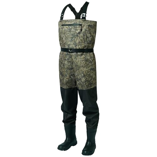 BASSDASH Camo Breathable Boot Foot Hunting Waders Ripstop Lightweight Chest Wader for Fishing ATV by BASSDASH - Used condition - US$57.07