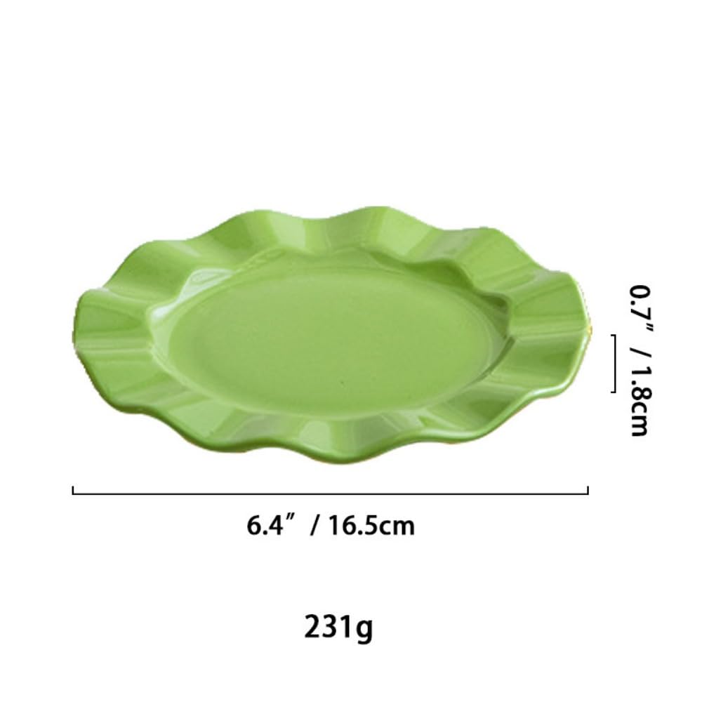 Rocky Green Creative Hamburger Design 5-częściowy ceramiczny zestaw zastawy stołowej - pudełko prezentowe na domowe posiłki, parapetówkę i święta