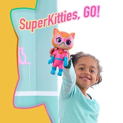 Disney Junior SuperKitties Cat-Tastic Transforming Ginny Lights and Sounds Figure, Easter Basket Fillers, Gifts, Presents, Kids Toys for Ages 3 Up by Just Play, Kids Toys for Ages 3 Up by Just Play