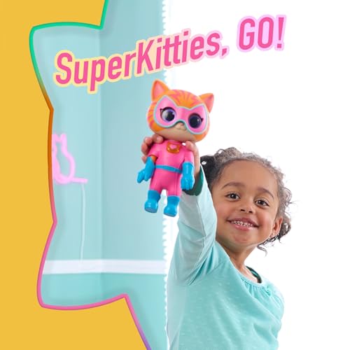 Disney Junior SuperKitties Cat-Tastic Transforming Ginny Lights and Sounds Figure, Kids Toys for Ages 3 Up by Just Play by Just Play - Image 3