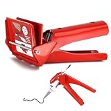 FLY TERNS Silicone Dispenser for RTV Tube, 71006 Efficient and Easy Control Tube Extrusion Tool,Maximize Squeeze 94% Material Out Tool (Red), 2.5' Industrial Size