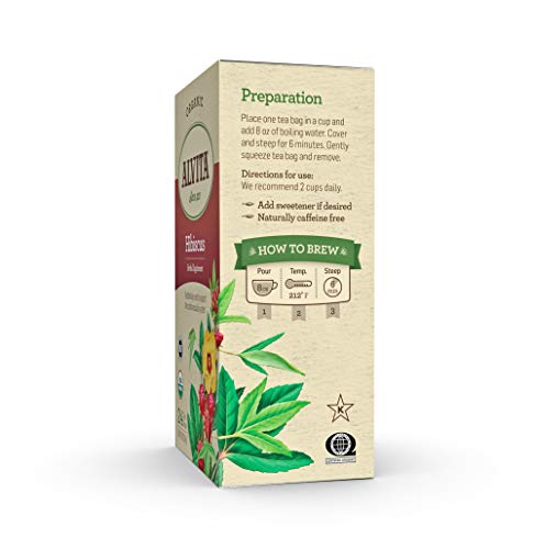 Alvita Organic Hibiscus Herbal Tea - Made With Premium Quality Organic Hibiscus Calyces, With Refreshing Tart Flavor And Floral Aroma, 24 Tea Bags #TOP5