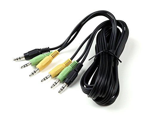 Cable de audio 3.5mm 3 macho a 3 macho SummitLink miniatura 1