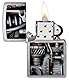 Zippo Sturmfeuerzeug - Mechanism, Brushed Chrome, Color Image - Nachfüllbar - Wiederverwendbar - Windfestes Design - Geschenkbox - Made in USA
