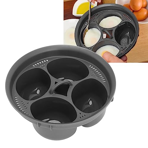 4 Eggs Egg Poacher Insert, Non Stick Egg Poacher Accessory for TM5 TM6 Mixer Egg Steamer Multifunctional Kitchenware for Cook Rice, Meat, Dumplings, Soup, Noodles by Focket - Image 5